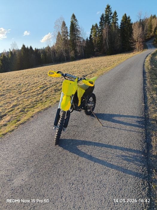 Suzuki RM 85 po remącie silnika i zawieszenia