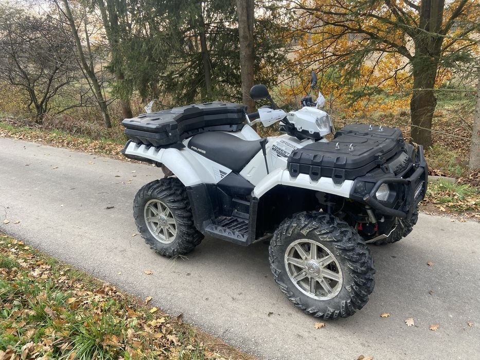 Wahacz lewy prawy zwrotnica amortyzator piasta Polaris sportsman 850