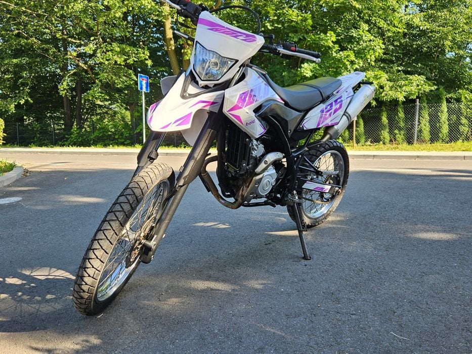 Yamaha WR 125 wr125 a1 B1 Zadbana Leovince Biała Niski przebieg Orginalna