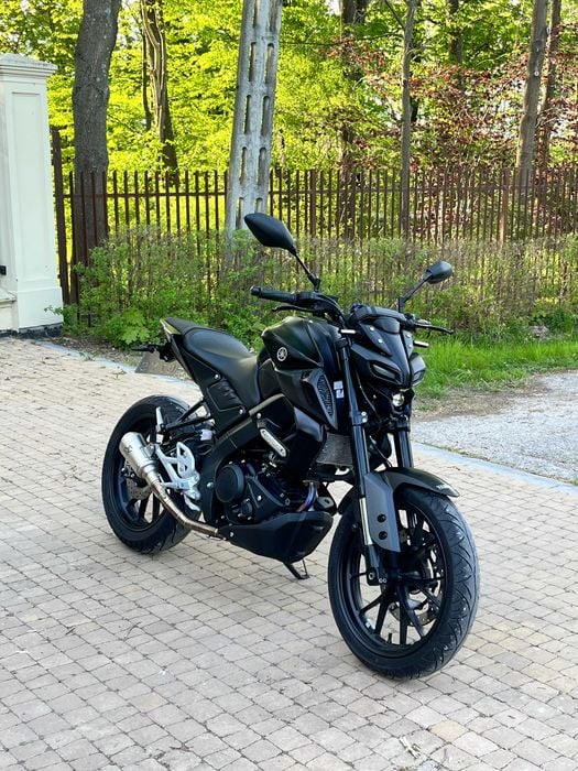 Yamaha MT125 MT-125 2023r Wydech Niski Przebieg Kat.B lub A1