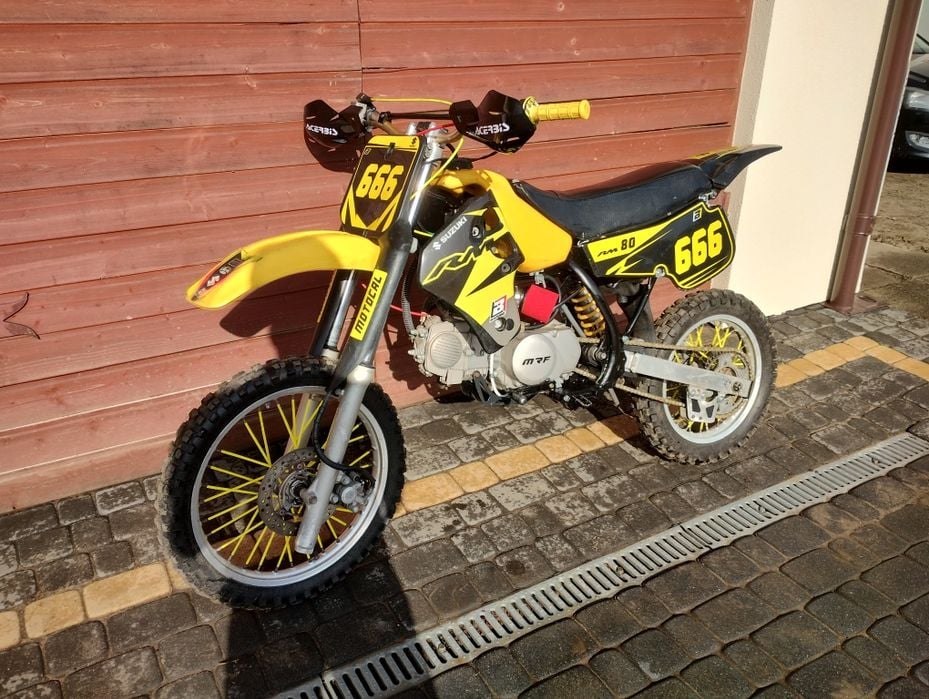 Cross SUZUKI RM80/140 MRF swap