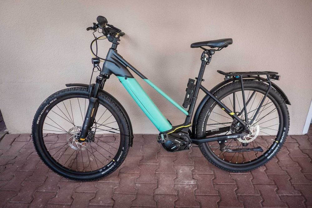 E-Bike Husqvarna Cross Tourer CT5 Rama: M, Koła 27.5", 500Wh, Damka, 900km jak nowy