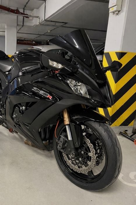 Kawasaki zx10r 4gen 11-15 plastiki czarne zarejestr ninja torowka