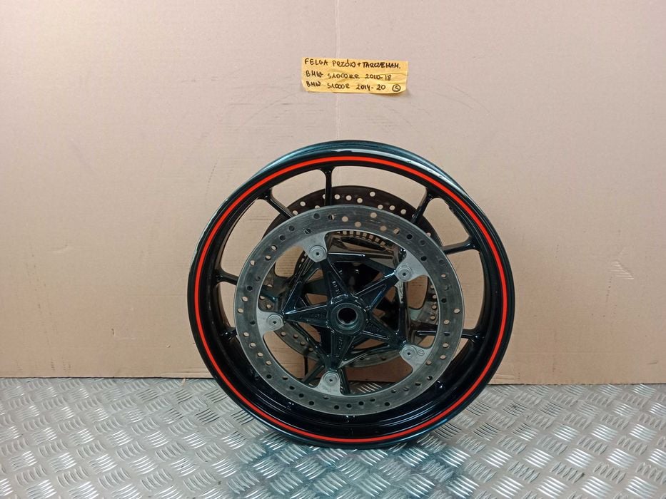 BMW S1000RR / S1000R Felga Przód Przednia + Tarcze Hamulcowe Tarcza
