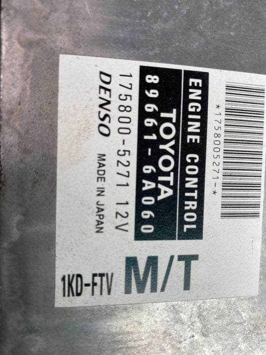 Toyota land cruiser 120 sterownik komputer komplet 89661=6A060