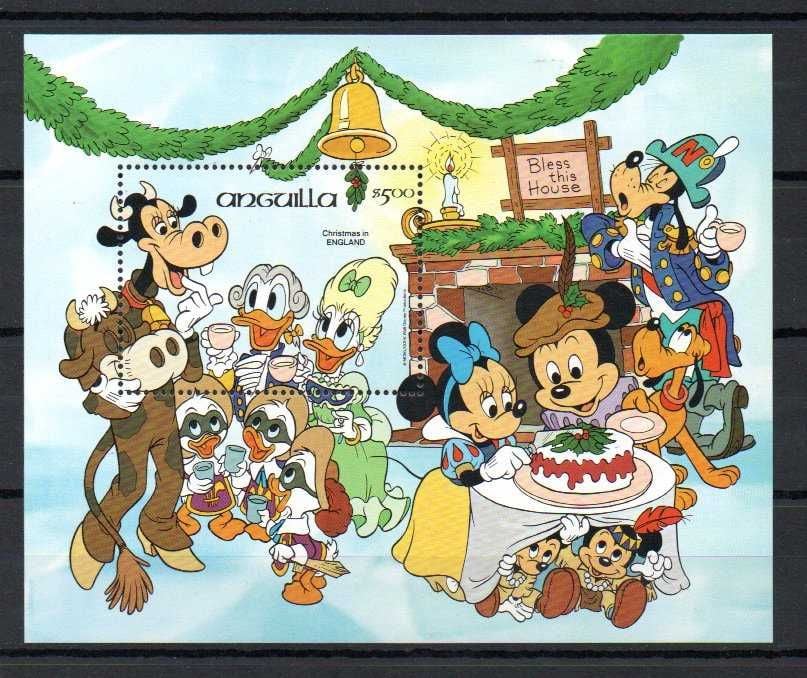 Znaczki Anguilla bajki blok nr 6
