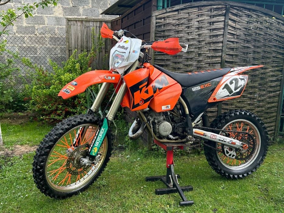 Ktm exc sx 125 2T seta zdrowy enduro cross Mousse skrzynia 6