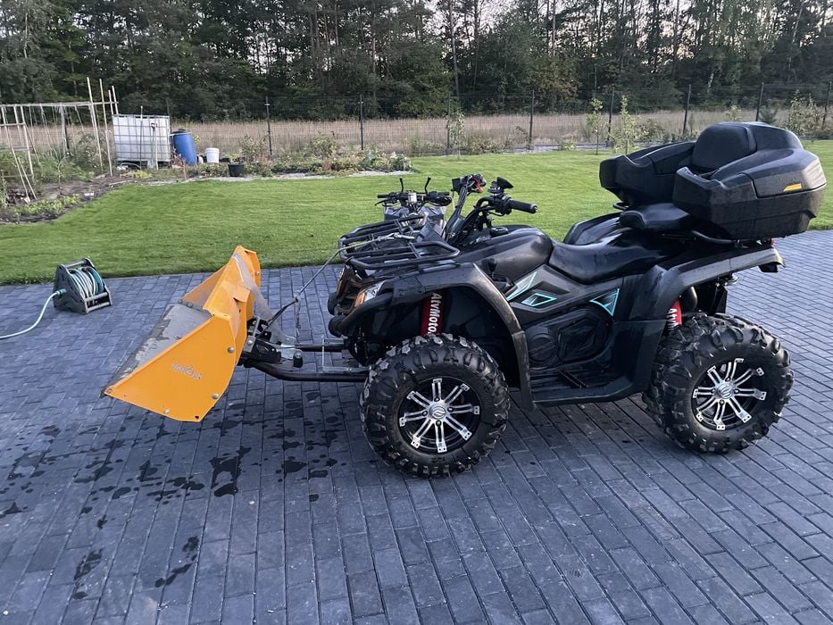 Quad cf moto 450 super stan łycha - pług gratis