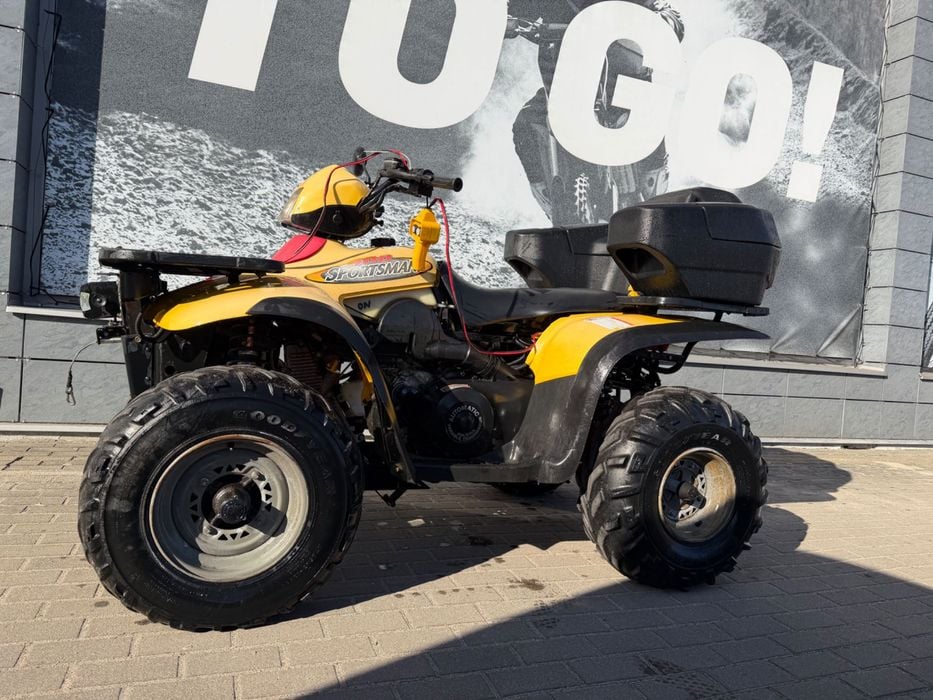 Quad 4x4 Polaris Sportsman 400 z pługiem