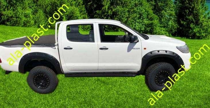 Toyota Hilux VII  poszerzenia nadkoli 7,5 cm -