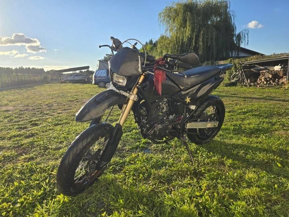 Supermoto  125 z silnikiem suzuki GN po remoncie