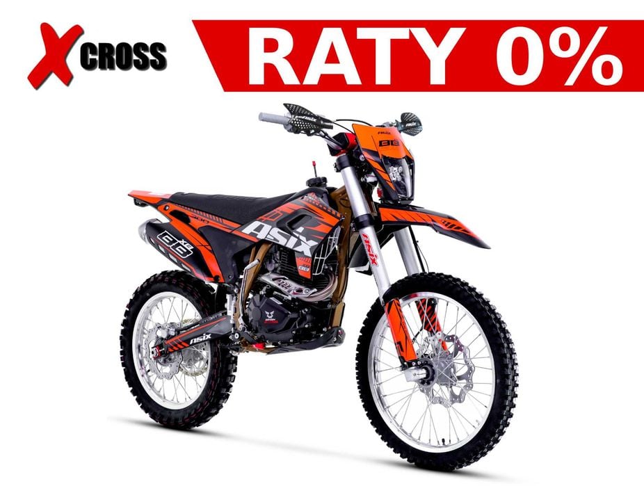Cross Asix XB88 250 demo 300 21/18 Licznik regulowane amory Raty Dowóz