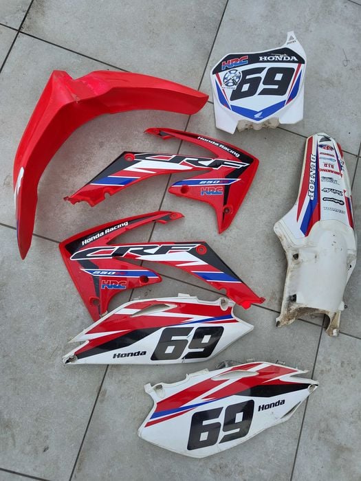 Honda Crf plastki osłony starter balanser kosz sprzęgło wiseco