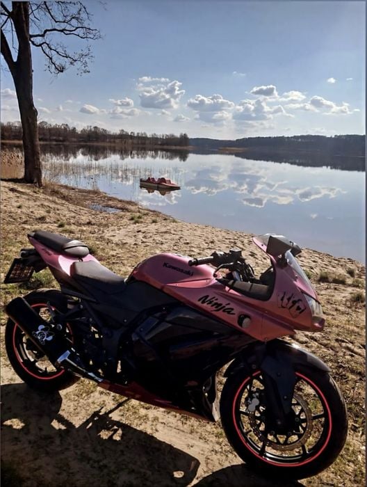 Kawasaki ninja RÓŻOWY
