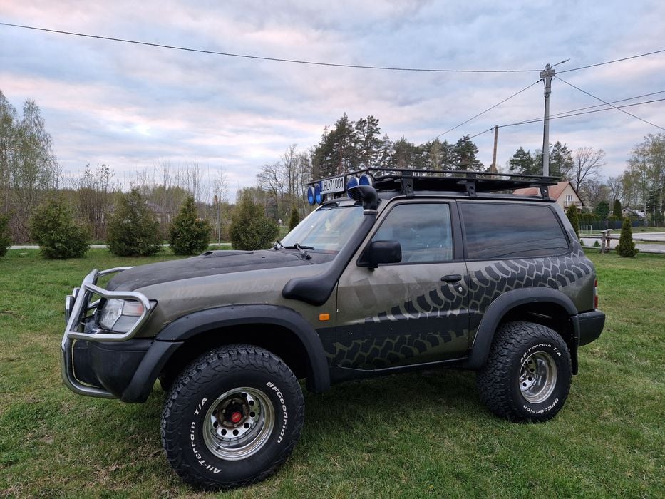 Nissan Patrol Y61 2.8 Turbodiesel Klima 4x4 Reduktor Diff lock Lift Krótki