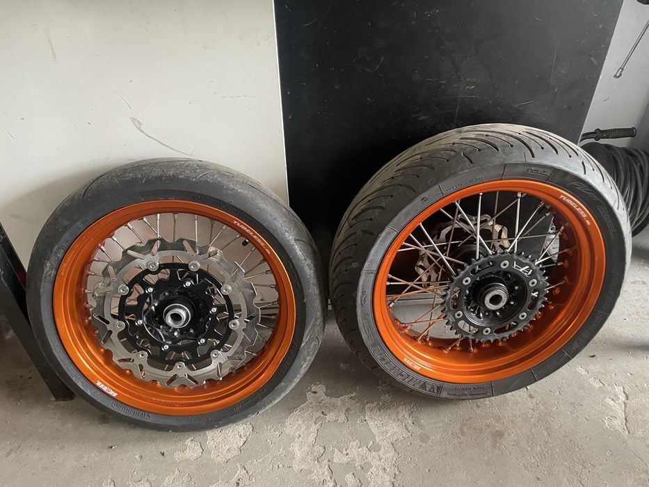 Koła supermoto 17 cali 3.5 i 5.0 komplet