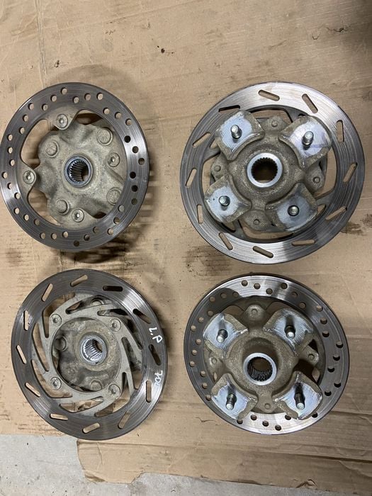 Piasta koła tarcza piasta lewa przód prawa yamaha grizzly 700 kodiak