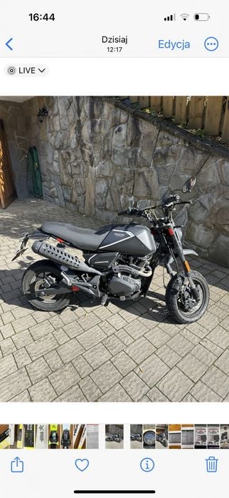 Motor mini Brixton crossfire 125cm