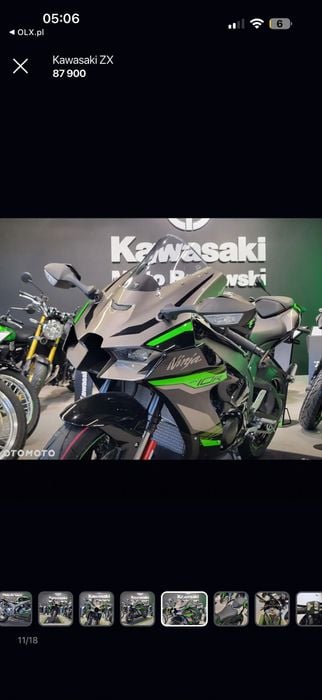 Kawasaki ninja ZX10R 225 km nierejestrowany jak nowy