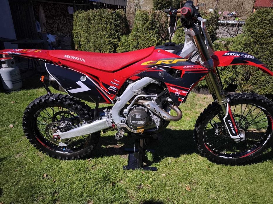 Honda CRF 450 RX  2017 r 20h po remoncie silnika, plus dodatki.