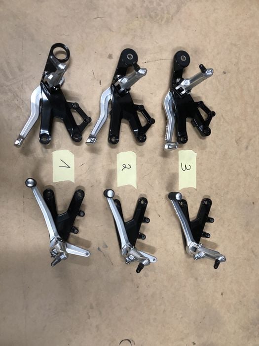 Bmw s1000rr Sety Przód Kierowcy Set Lewy Prawy Podnóżek Dzwignia