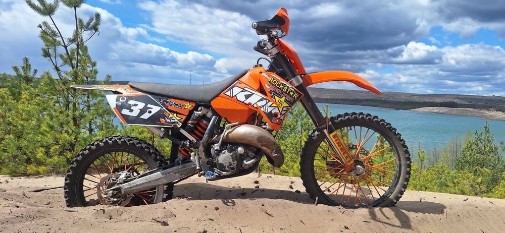 MOTO CROSS KTM SX 125 2006r NICASIL, głowica sportowa VHM, 30mth na tłoku, koła EXCEL, handbary