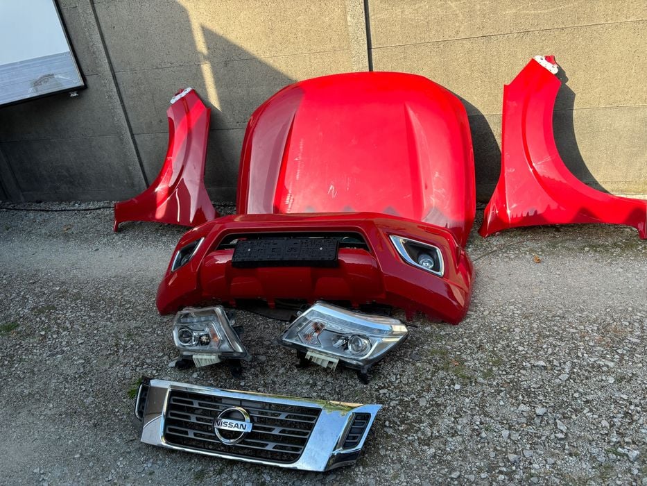 nissan navara d23 kompletny przód maska zderzak pas przedni a10