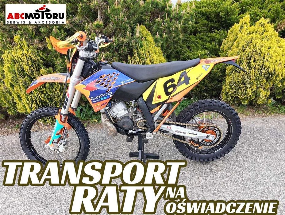 KTM EXC 200, 2009 r. 2T EXCEL A1, DOKUMENTY, transport, raty na oświadczenie!