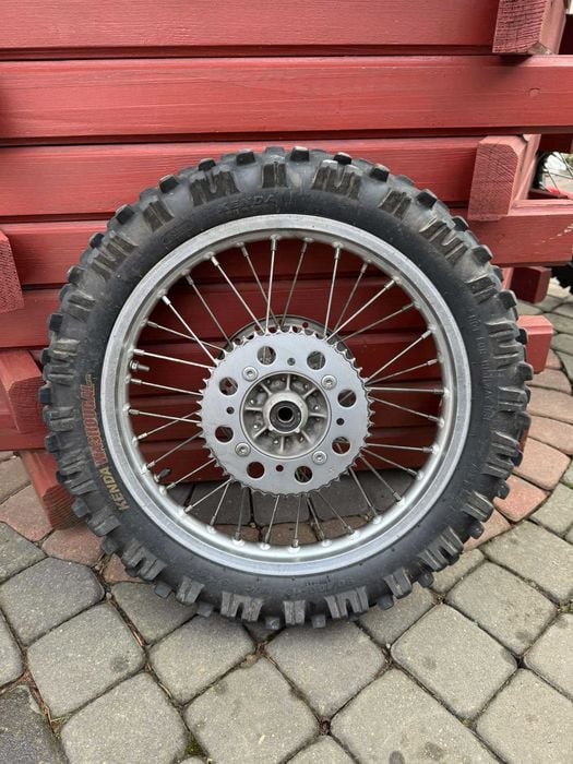 kolo tyl tylne kompletne tarcza zebatka 16 cal excel suzuki rm 80 / 85