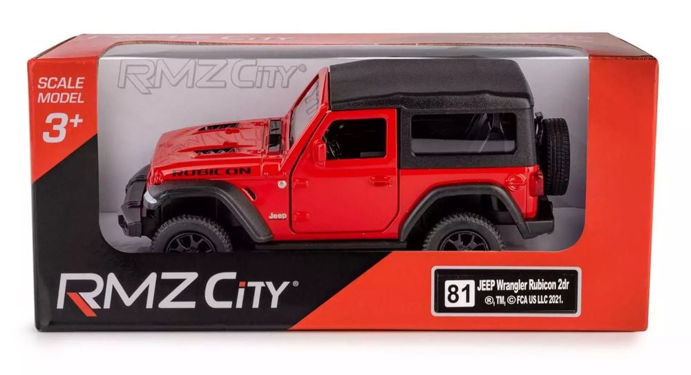 Jeep Wrangler Rubicon 2021 Soft Top czerwony. Daffi. Nowy Produkt