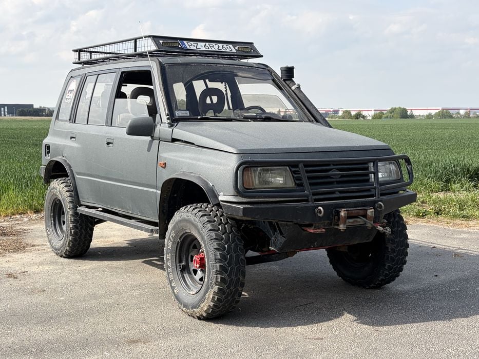 Suzuki Vitara Long 5d 1.6 16v, most stalowy, reduktor samurai, offroad 4x4
