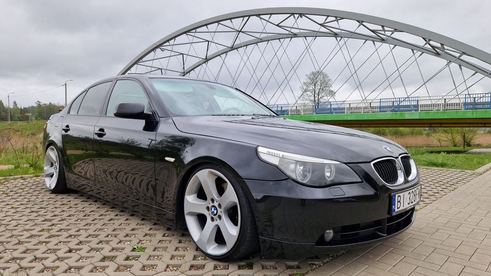 BMW E60 520i M54 LPG automat gwint stance daily gleba tuning zamiana