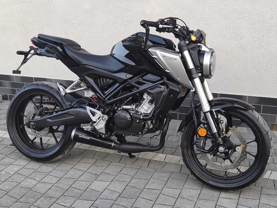 Honda CB 125 R Piękna Oryginał Sportowy Wydech CB125 R Cafe Raty  ABS