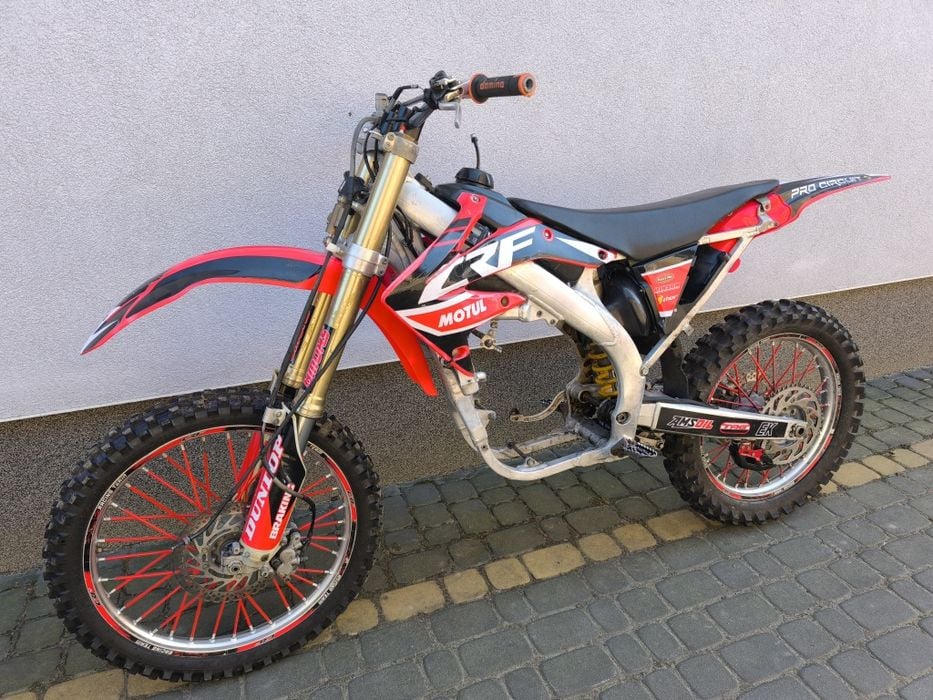 Honda CRF 450 głowica kartery stator balans koło kolanko skrzynia