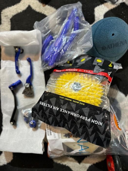 Yamaha YZ250 cross części klamki wąż filtr