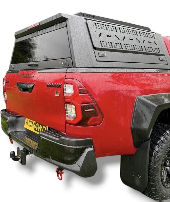Hardtop zabudowa paki 2 szyby boki Rotopax Airline Toyota Hilux 2015-