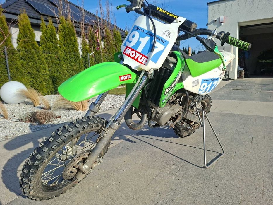 Kawasaki KX65, Stan perfekcyjny 2013R, licznik mth, Pomorskie