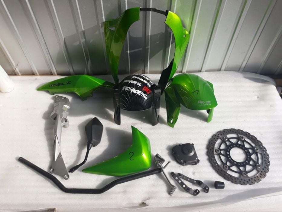 kawasaki z750 z1000 błotnik pług kierownica owiewk