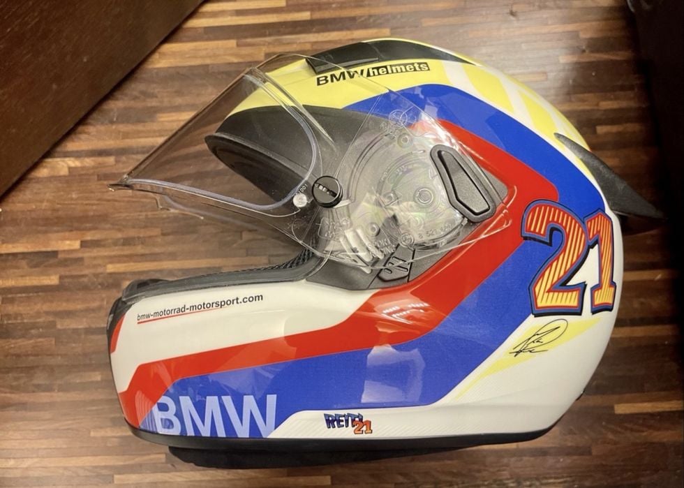 300 km/h 58/59 M/L Kask pełnotwarzowy BMW Hyper Race Reiterberger ECE