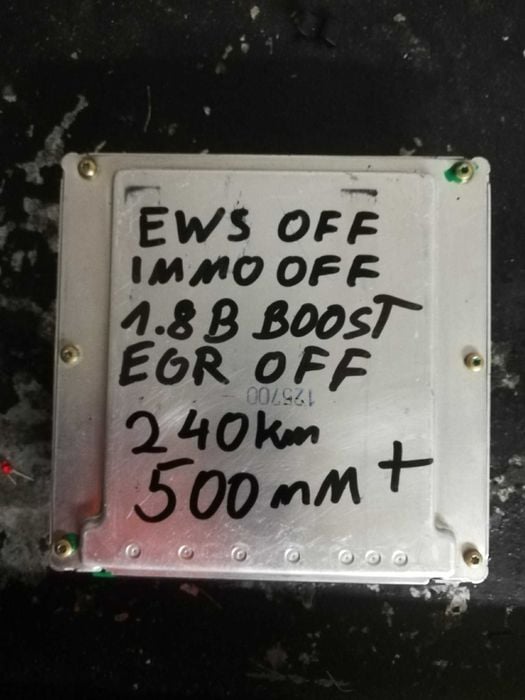 Mapa 240km Bmw e39/e46 3.0d sterownik silnika m57 EWS OFF