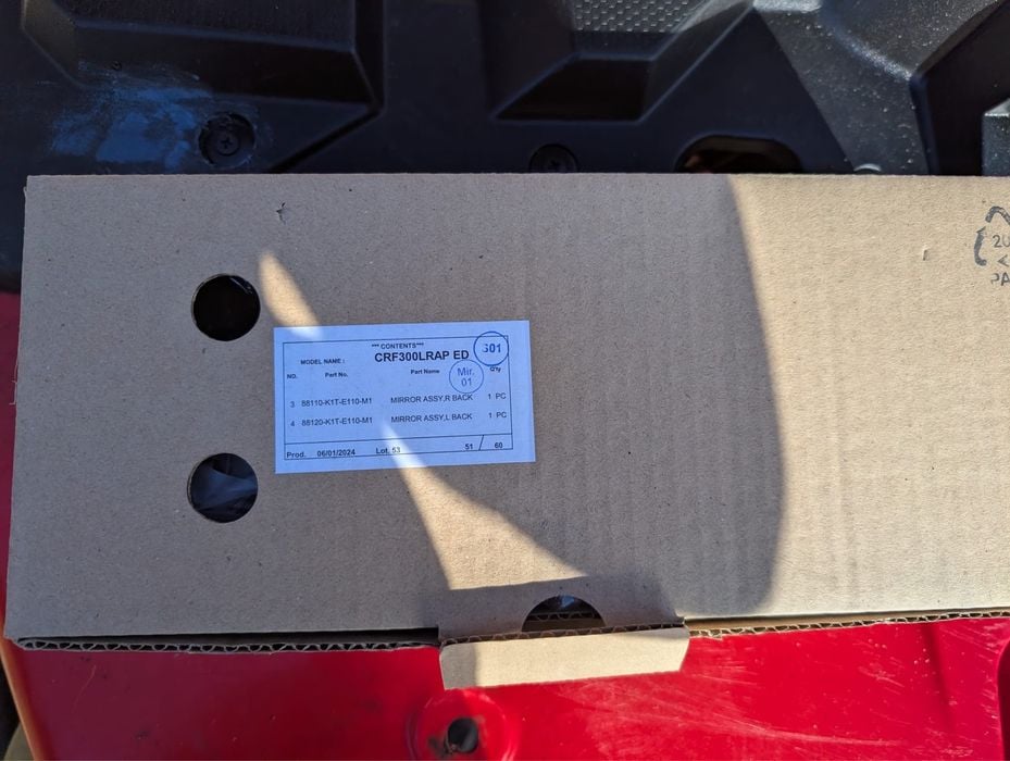 Lusterka Honda CRF250/300