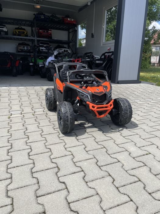 Auto Na Akumulator Buggy Can-am 4x200W 24V DK-CA003 Pomarańczowy