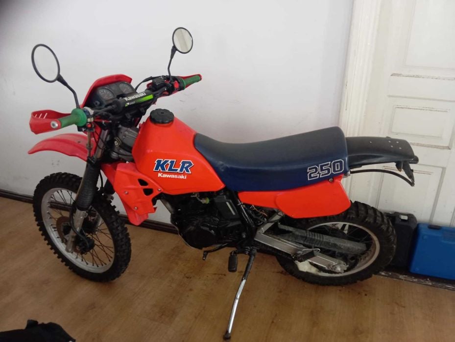Cross Kawasaki KLR250 super stan + cross 110 cm
