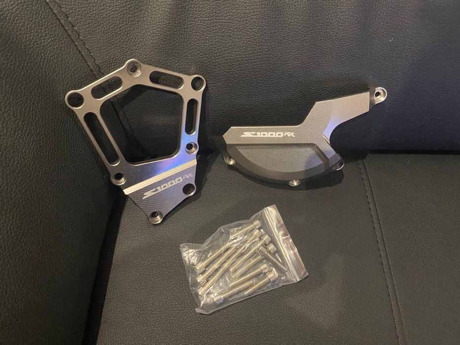 Bmw s1000rr s1000r Pokrywy na Delke crash pady Delki Silnika Srebrny