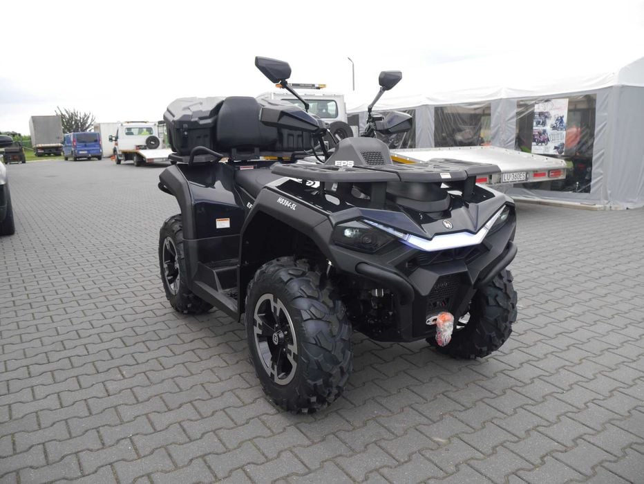 Quad Hisun Guardian 550L Kufer! Kask! Raty! czarny albo żółty