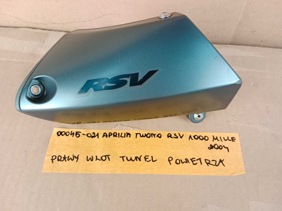 Aprilia Tuono RSV 1000 Mille Prawy Wlot Tunel Powietrza 02-05 Tunel