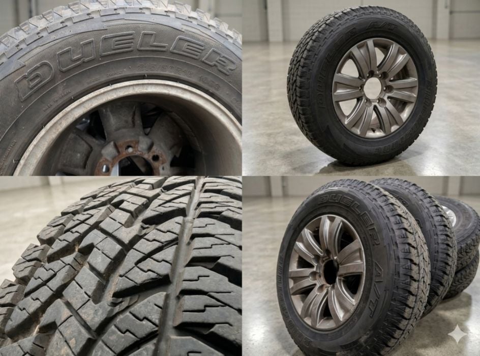 Koła Terenowe 16" 6x139.7 plus  Bridgestone Dueler A/T 215/80R16 - Land Cruiser,  Pajero, Patrol, L200