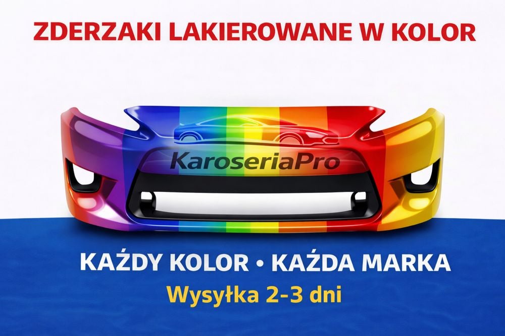 Zderaki LAKIEROWANY W DOWOLNY KOLOR - Każda marka(Wysylka 2-3 dni )