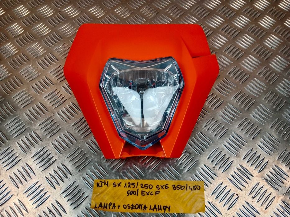 KTM SX 125 / 250 SXF 350 / 450 / 500 EXCF Lampa Przód Reflektor Osłona