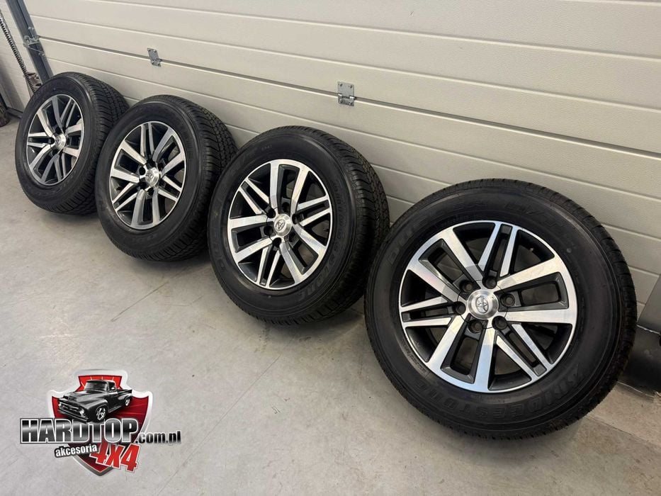 Komplet Felgi Koła 18 opony Bridgestone 265/60R18 6x139.7 Toyota Hilux